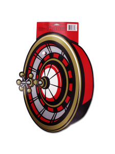 roulette wheel cardboard cutout 17 x 13 inch