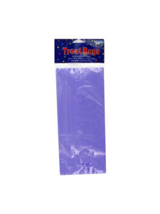 treat bags small 20 pk w/twist ties purple