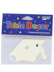 grad white table decor