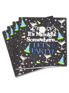16 pk its midnight napkins