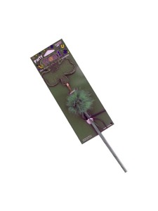 shamrock party wand with marabou trim