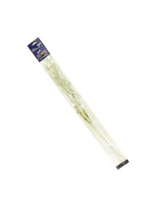 19"slv heart spray 030