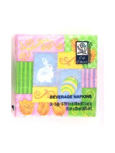 easter beverage napkins- 24 in a pack