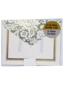 6pk. photo greeting cards