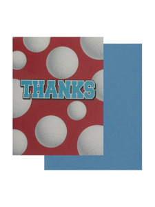 all star 8 count thank you cards/envelopes