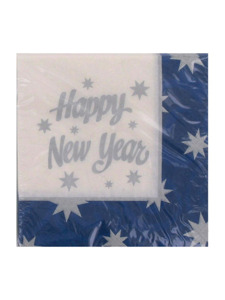 star celebration 20 count 9 7/8 x 9 7/8 napkins