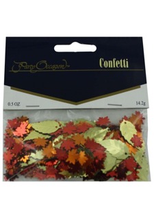 Autumn splendor metallic confetti