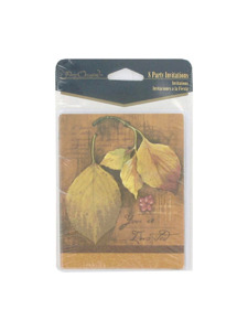 Autumn harvest party invitations