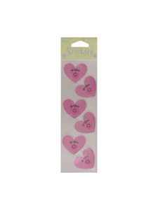 baby girl 4 count sticker sheets