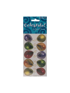 balloon celebration sticker sheet