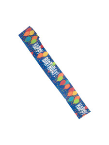 happy birthday 2.5 inch x 30 foot crepe streamer