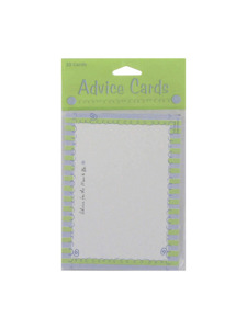 baby generic 20 count mom to be advice cards