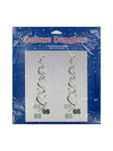 birthday 65 deluxe two foil danglers 48 inch