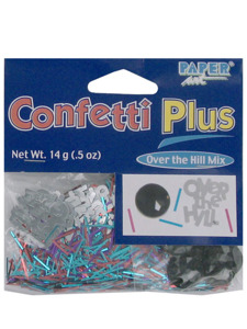birthday over the hill confetti mix .5 ounce bag