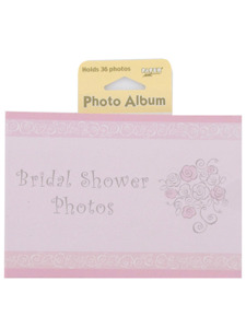 bride to be bridal shower photo album