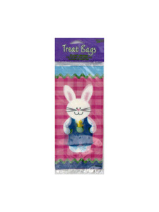 bunny collage 20 count treat bags 4 x 9 inch