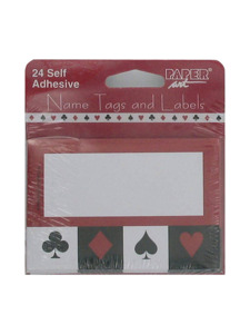 card night 24 count self adhesive name tags