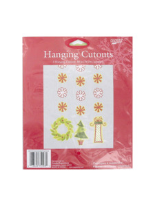 christmas collage 3 count 30 inch hanging cutouts