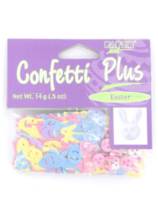 easter bunnies confetti plus mix .5 ounce bag