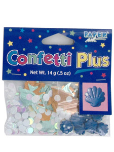 shells & more time confetti plus mix .5 ounce bag