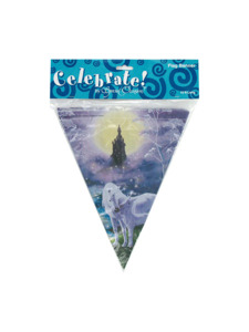 fairy tale unicorns flag banner 12 foot