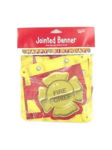 firefighter 9 ft jointed banner