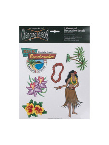 flora tropic 2 sheet decorative decals