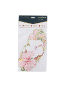 floral chic 4 x 72 inch jointed banner