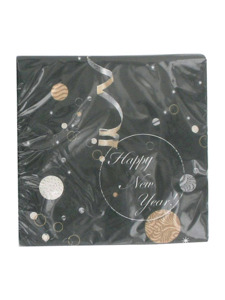 Flutes & favors 20 count 9 7/8 x 9 7/8 inch napkins
