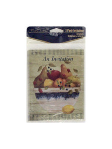 Autumn harvest invitations