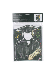 grad tri fold photo centerpiece