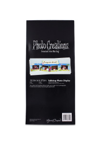 grad luau tabletop photo display 33.5 x 6.375 inch
