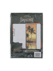 hawaii 30 x 60 inch giant decorating banner