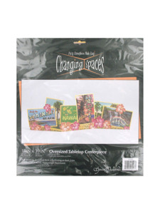 hawaii 13 inch x 39 inch oversized tabletop centerpiece