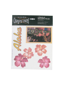 hawaii 2 sheets decorative decals