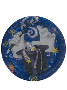 hocus pocus 8 count 6 3/4 inch round plates