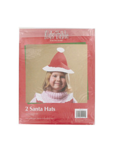 holiday fun 2 count santa hats