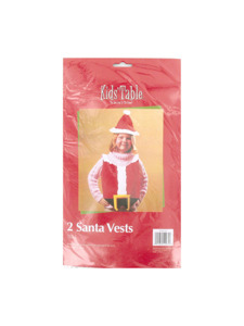 holiday fun 2 count santa vests