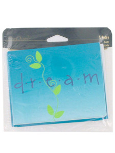 inspiration dream 8 count note cards/envelopes