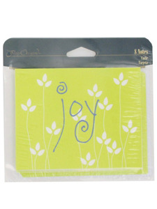 inspiration joy 8 count note cards/envelopes