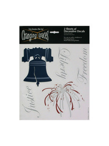 liberty 2 sheets of decorative decals