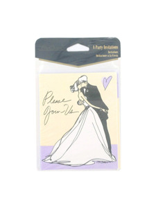 love 8 count party invitations/envelopes
