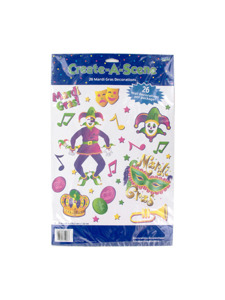 mardi gras 2 count 30 x 60 inch create a scene decorations
