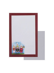 masters of the grill 8 count imprintable stationery/envelope