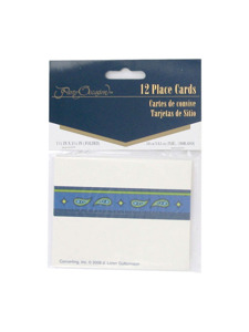 mediterranean 12 count placecards 1.5 x 3.25 inch