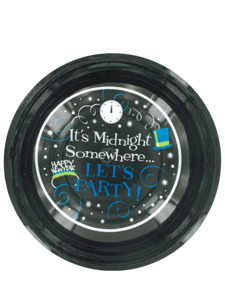 midnight somewhere 12 inch plastic bowl