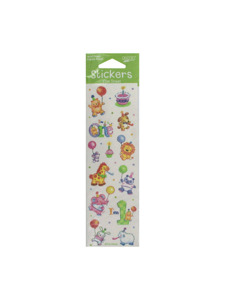 my 1st birthday sticker sheet