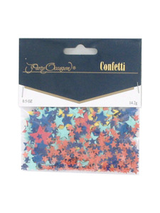 new years toast confetti stars .5 ounce bag