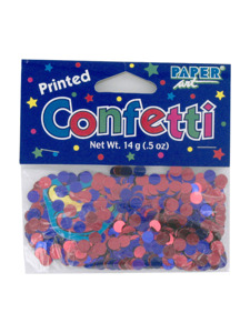 ole printed confetti .5 ounce bag