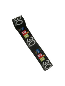 over the hill 30th printed crepe streamer 2.5 in x 30ft